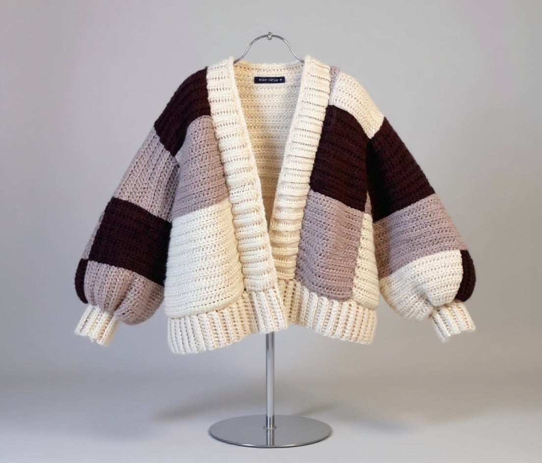 Le Cardigan Granny Carré Moderne